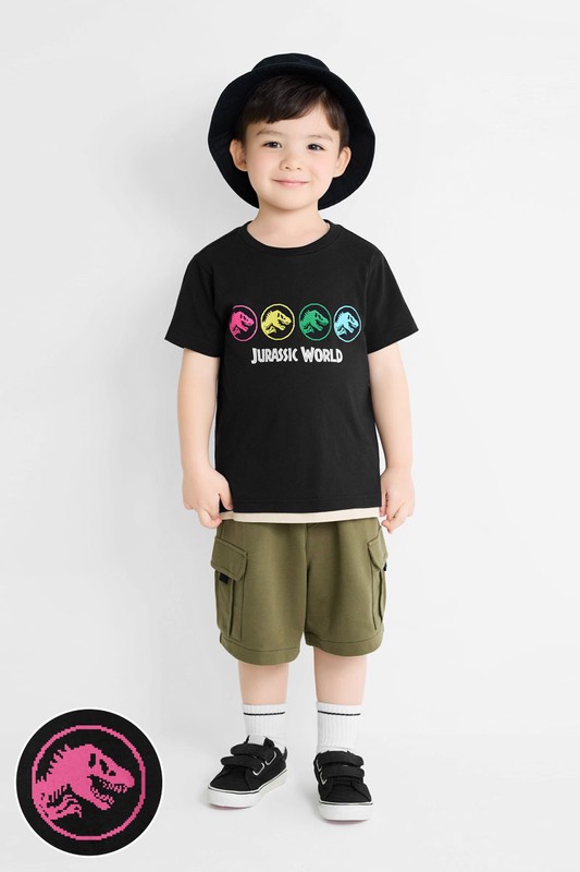 Jurassic World印花T恤-10-童