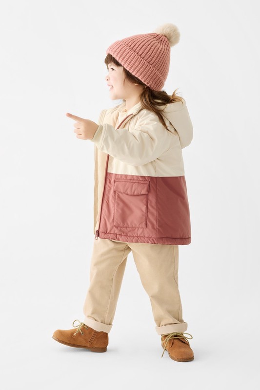 燈芯絨錐形褲-童