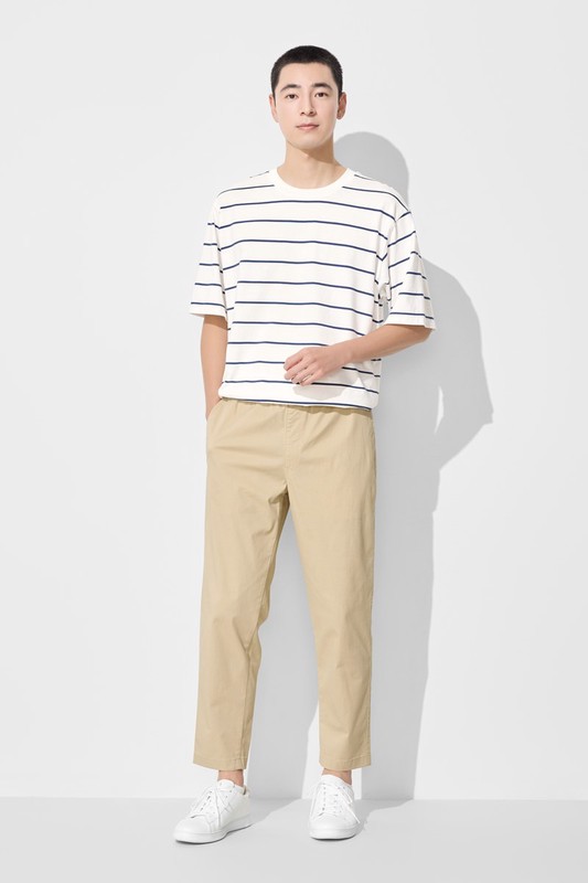 棉質輕便九分褲-男