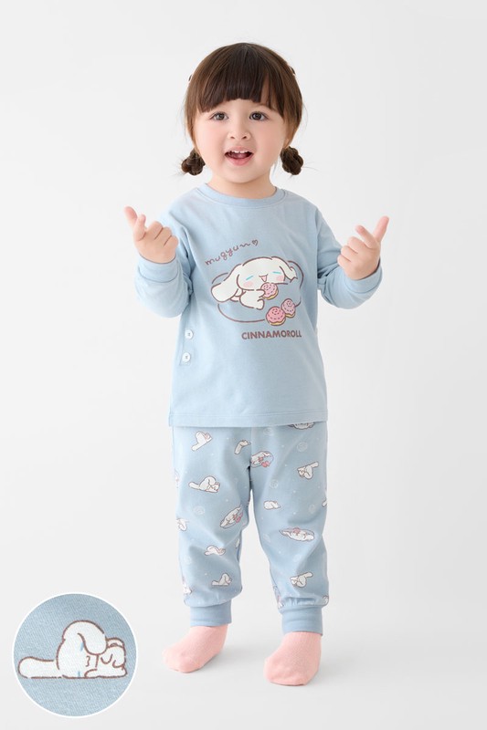 三麗鷗棉質彈性印花家居套裝-01-Baby