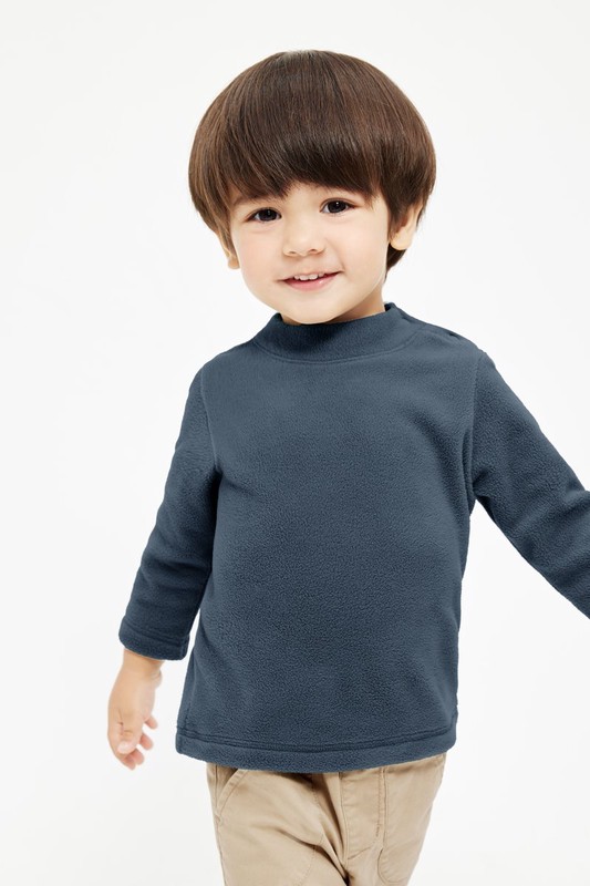 Fleece立領上衣-Baby