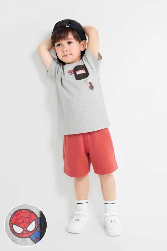 漫威系列口袋印花T恤-02-童