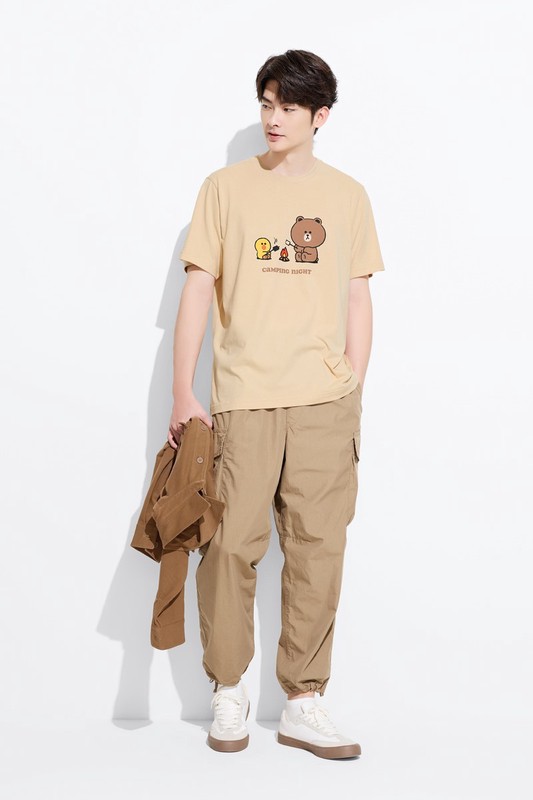 LINE FRIENDS印花T恤-02-男