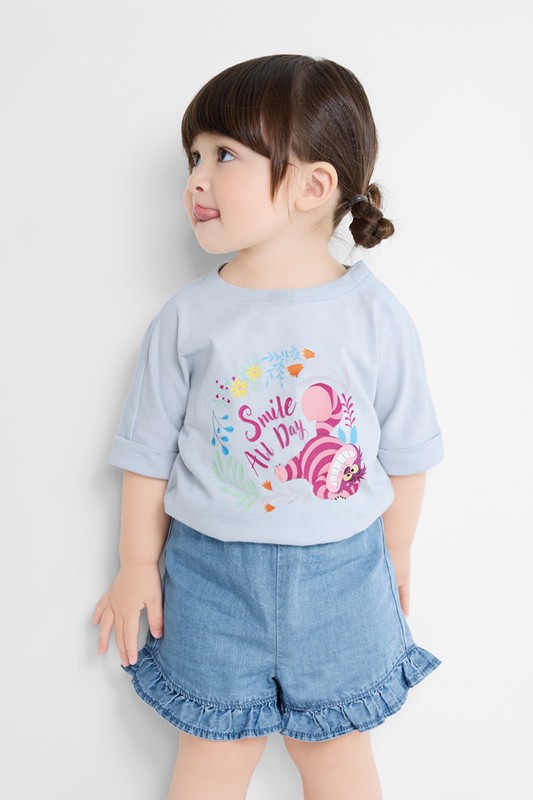 迪士尼系列竹節棉印花T恤-03-Baby