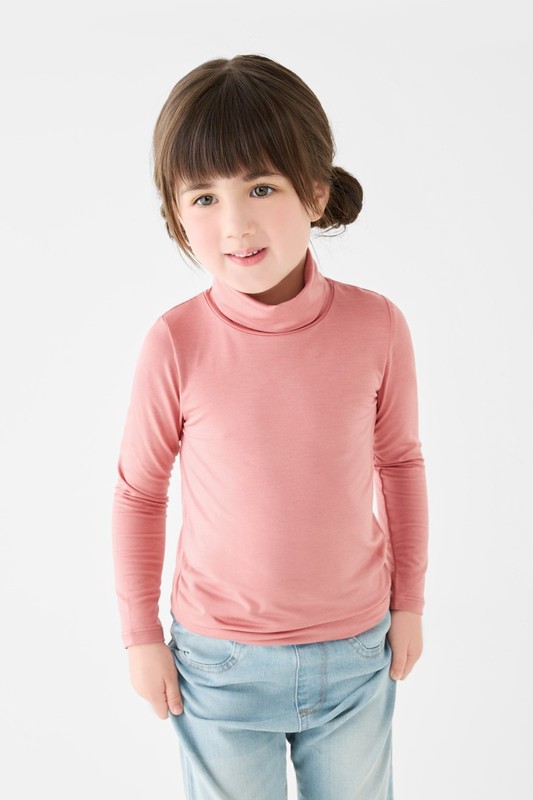 heatup高領九分袖上衣-童