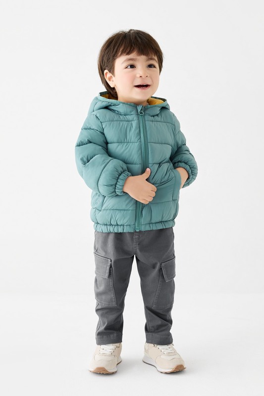 羅紋貼袋長褲-Baby