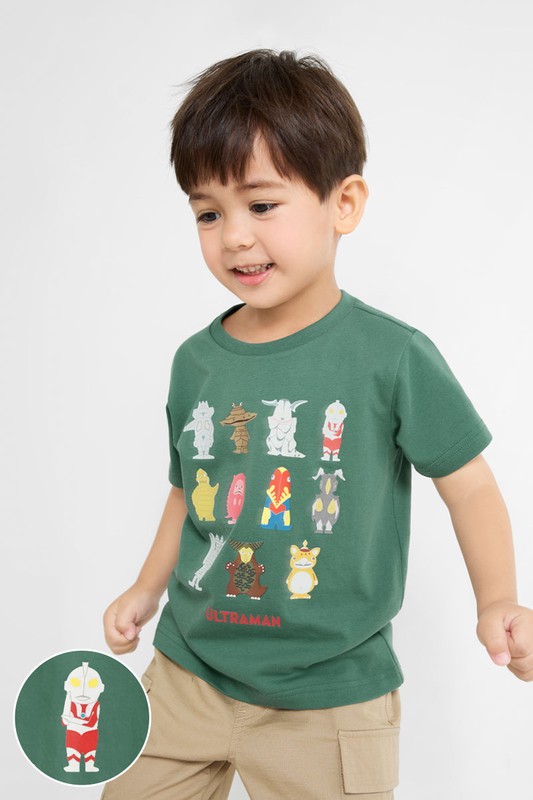 超人力霸王印花T恤-03-童