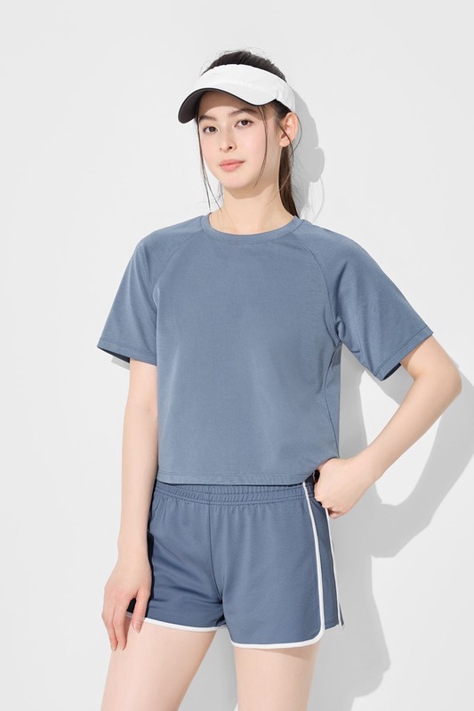 吸排拉克蘭短版T恤-女