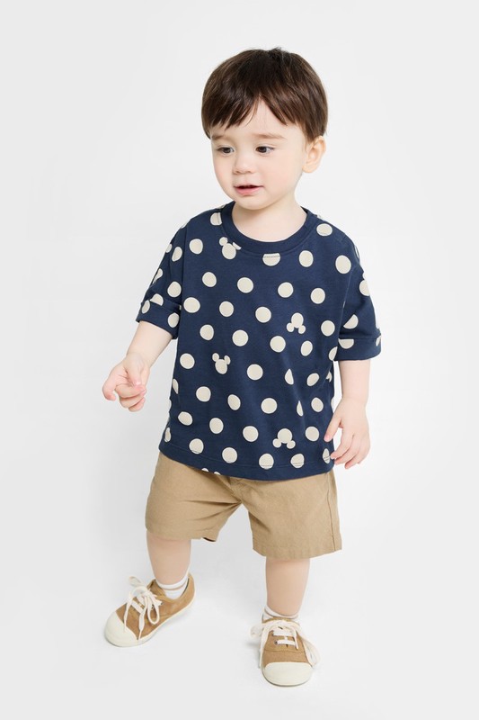 純棉鬆緊短褲-Baby