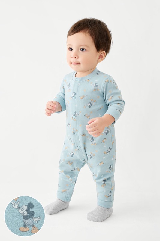 迪士尼系列純棉羅紋連身衣-Baby