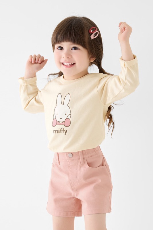 Miffy長袖印花T恤-03-童