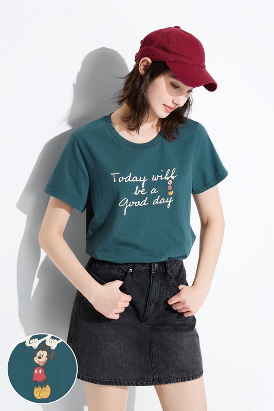 迪士尼系列印花T恤-31-女