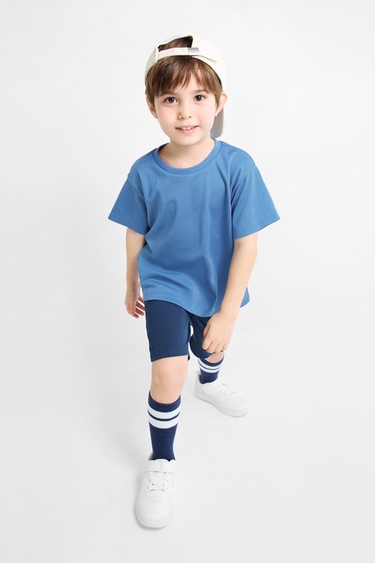 吸排網眼T恤-童