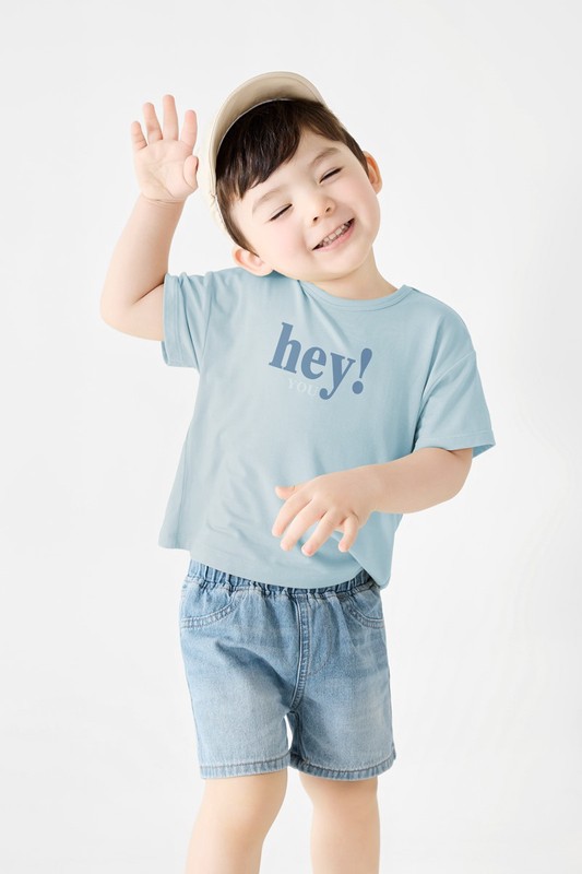 莫代爾文字印花上衣-Baby