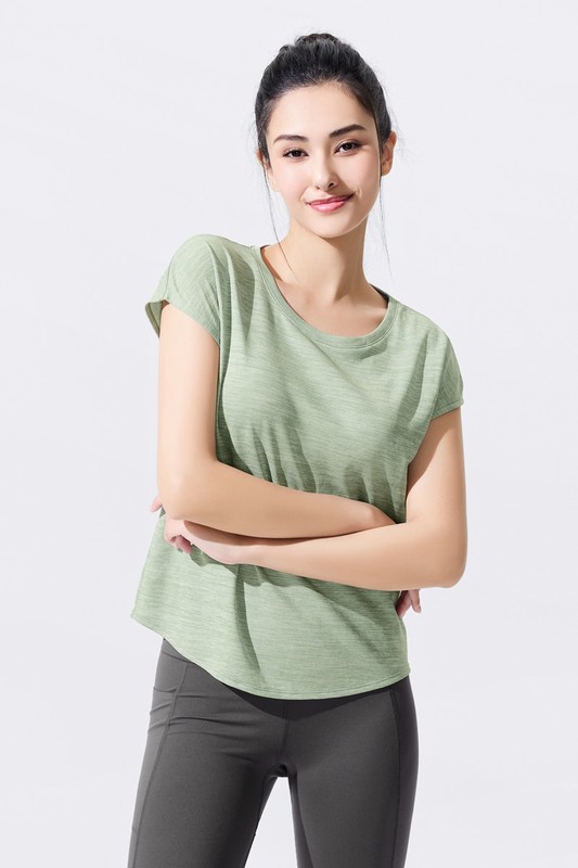 吸排連袖寬版上衣-女