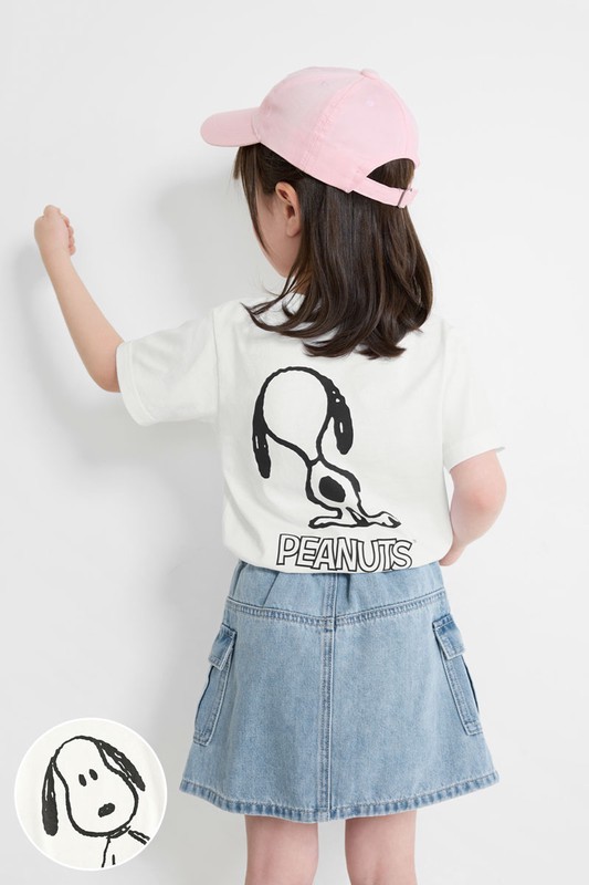 史努比系列印花T恤-02-童