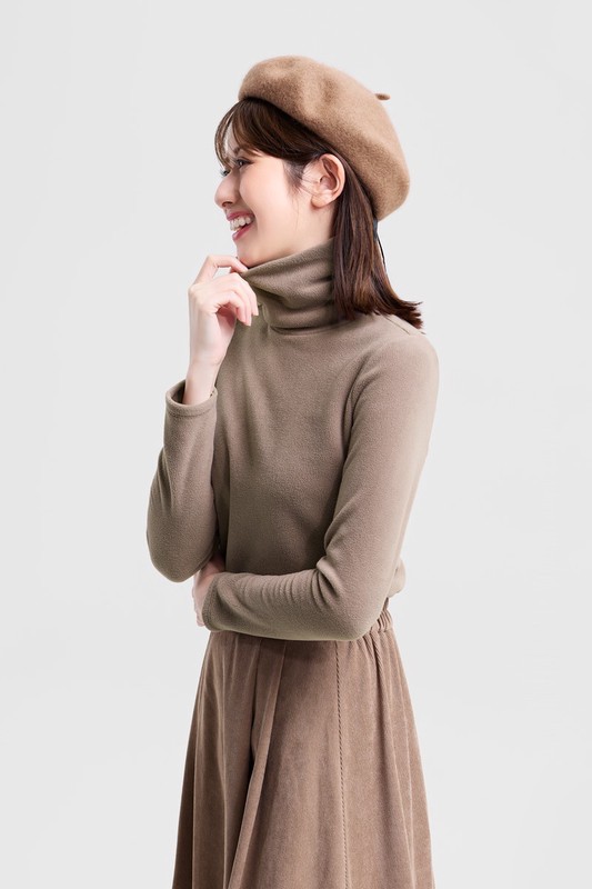 Fleece高領上衣-女