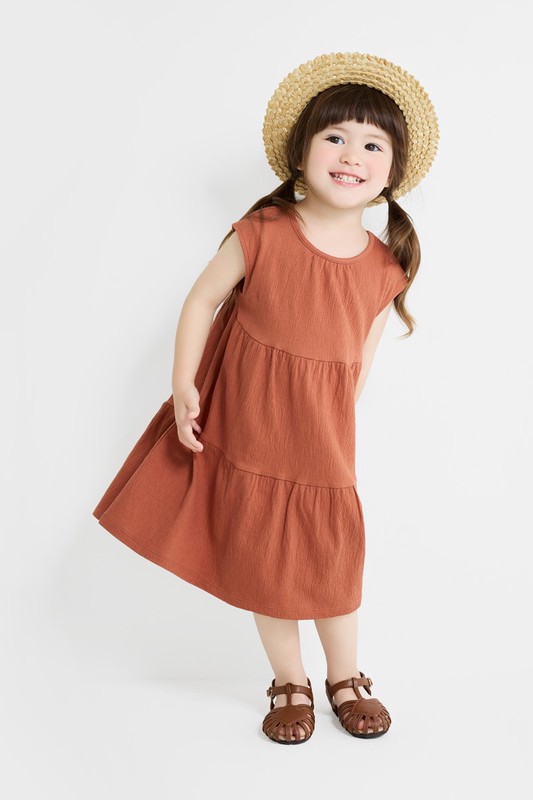 棉質背心洋裝-童