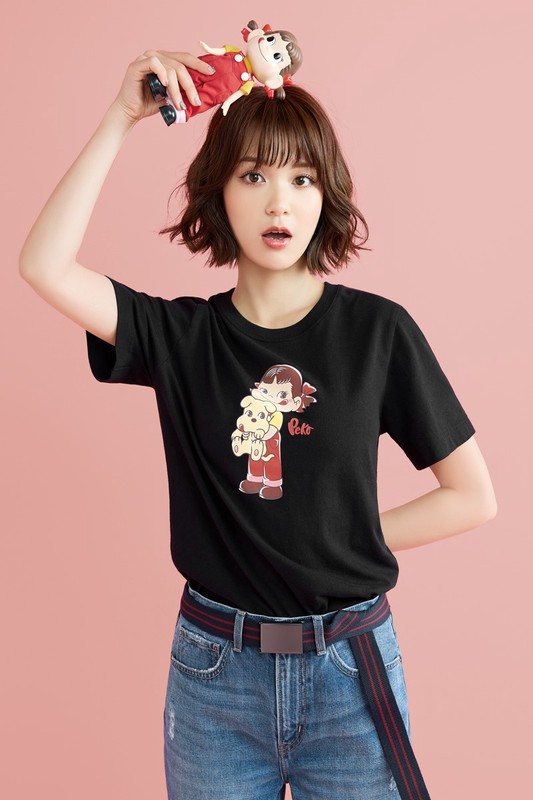 PEKO & POKO厚版印花T恤-06-女