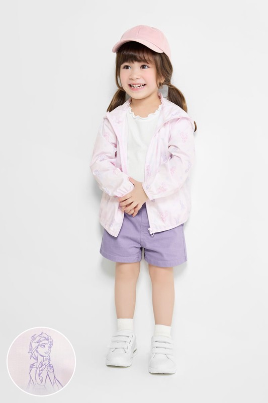 迪士尼系列抗UV輕型印花風衣外套-童