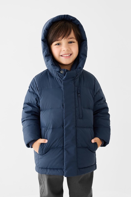 極暖羽絨連帽外套-童