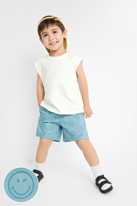 SmileyWorld®輕便鬆緊短褲-童