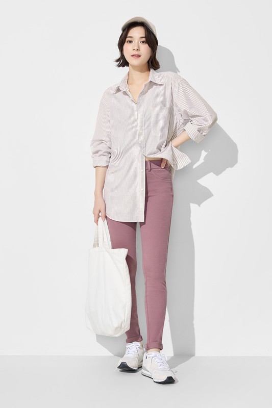 針織多色緊身褲-女