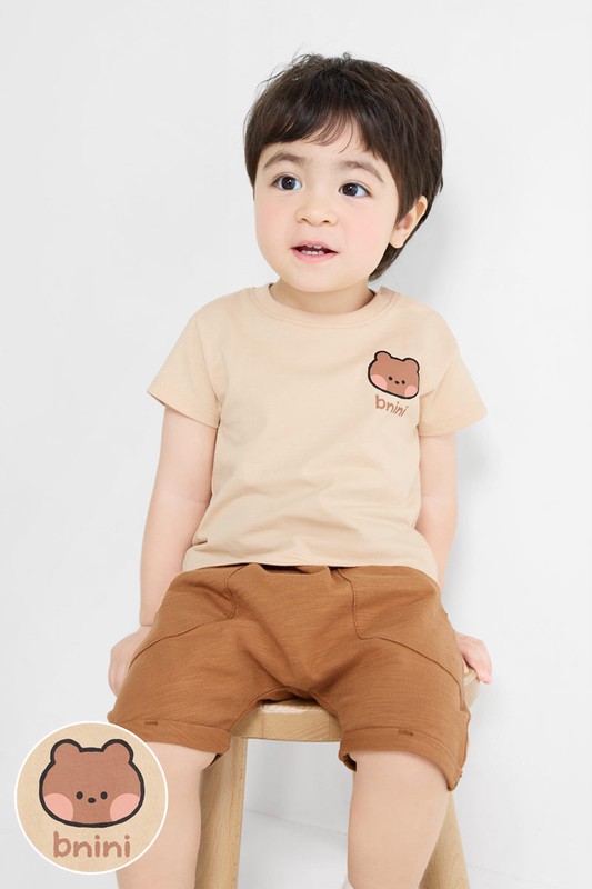 LINE FRIENDS minini印花T恤-01-Baby