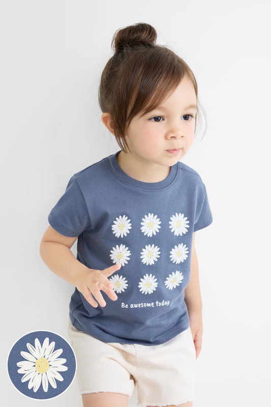 小花印花T恤-Baby