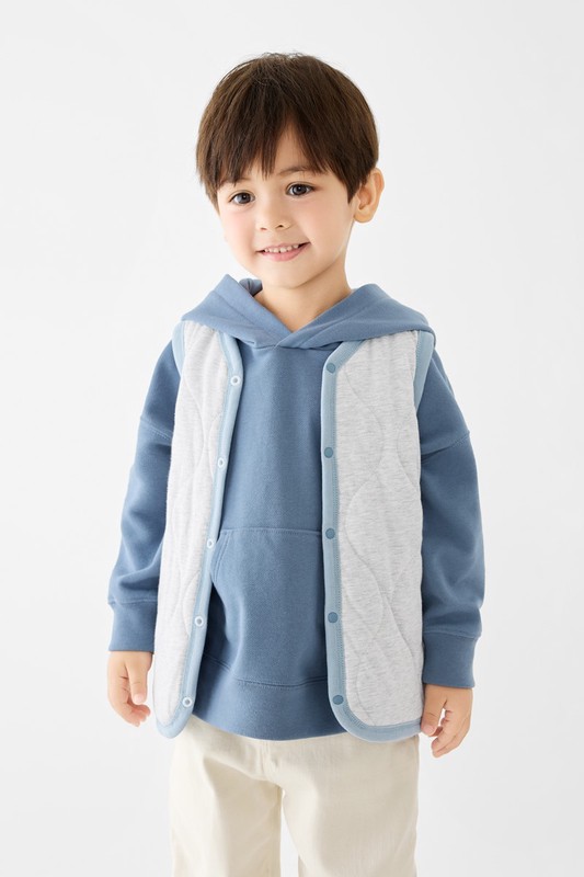 毛圈寬版連帽衫-童