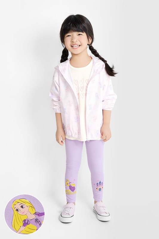 迪士尼系列彈力九分內搭褲-童