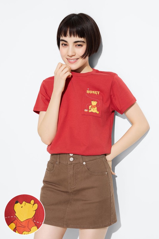 迪士尼系列口袋印花T恤-12-女