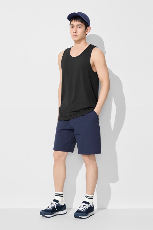 吸排無側縫背心-男