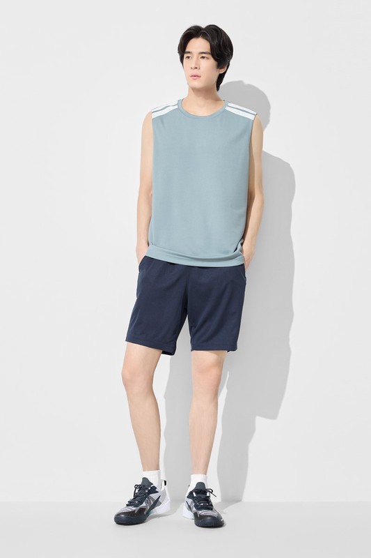 吸排網眼短褲-男