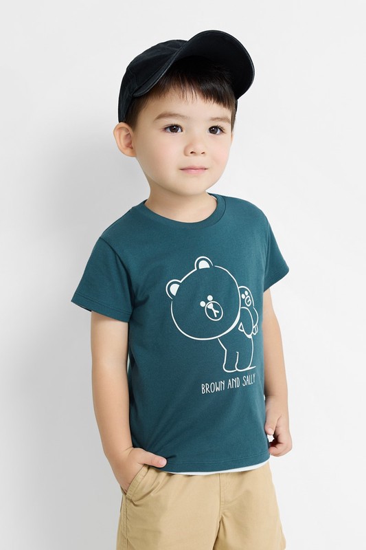 LINE FRIENDS印花T恤-01-童