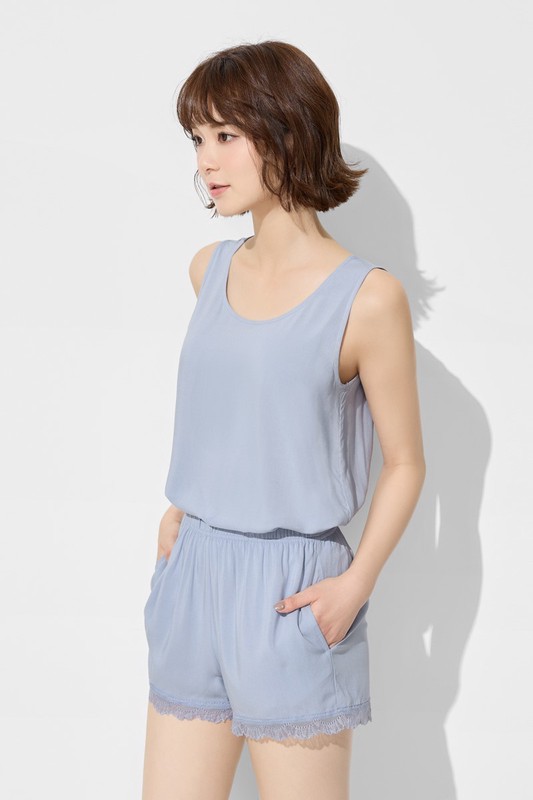 嫘縈背心家居套裝-女