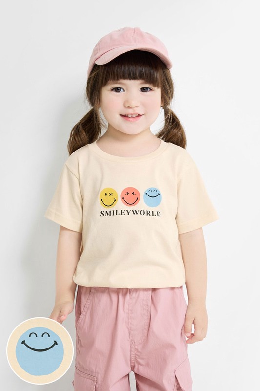SmileyWorld®印花T恤-03-童
