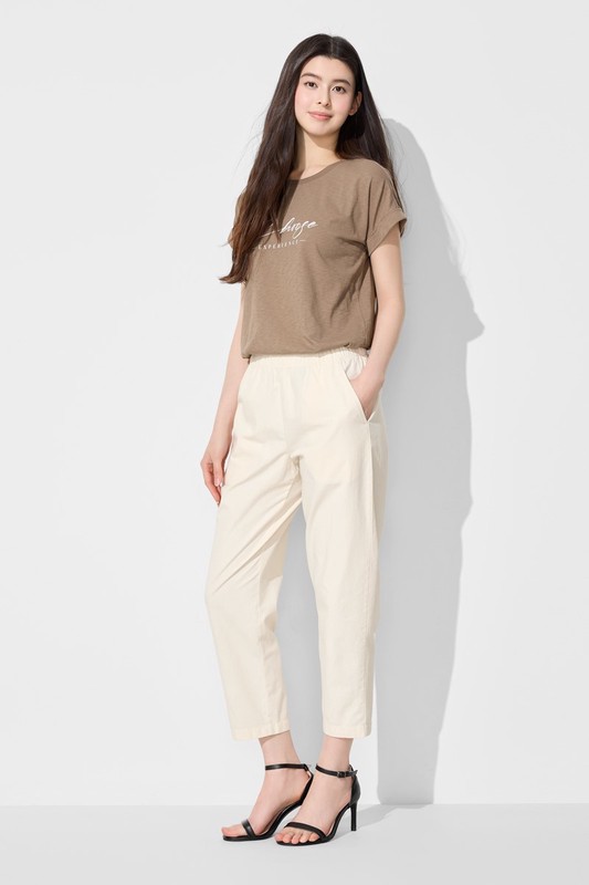 棉質輕便九分褲-女