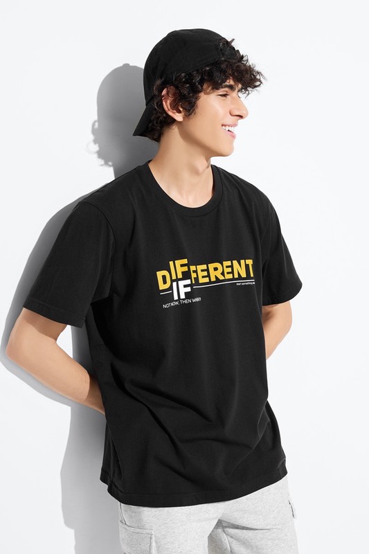 文字印花T恤-07-男