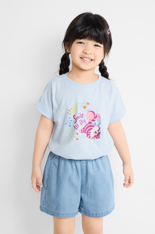 迪士尼系列竹節棉印花T恤-03-童