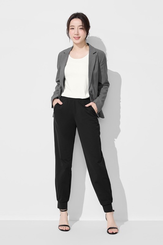 彈性西裝外套-女