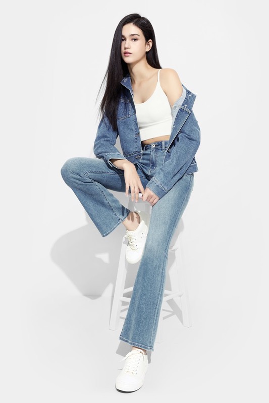 無縫Bra短版細肩帶背心-女
