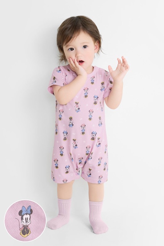 迪士尼系列純棉印花連身衣-Baby