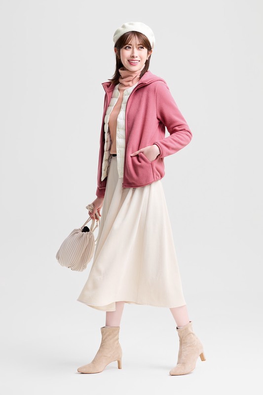 Fleece連帽外套-女