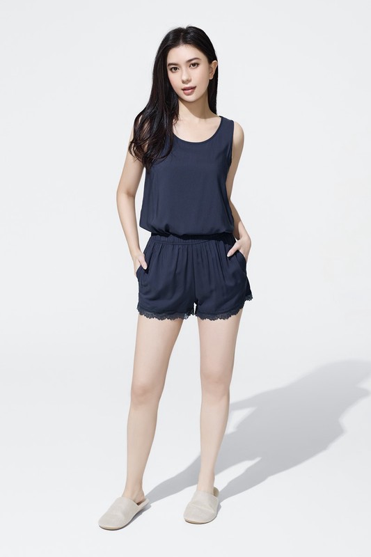 嫘縈背心家居套裝-女