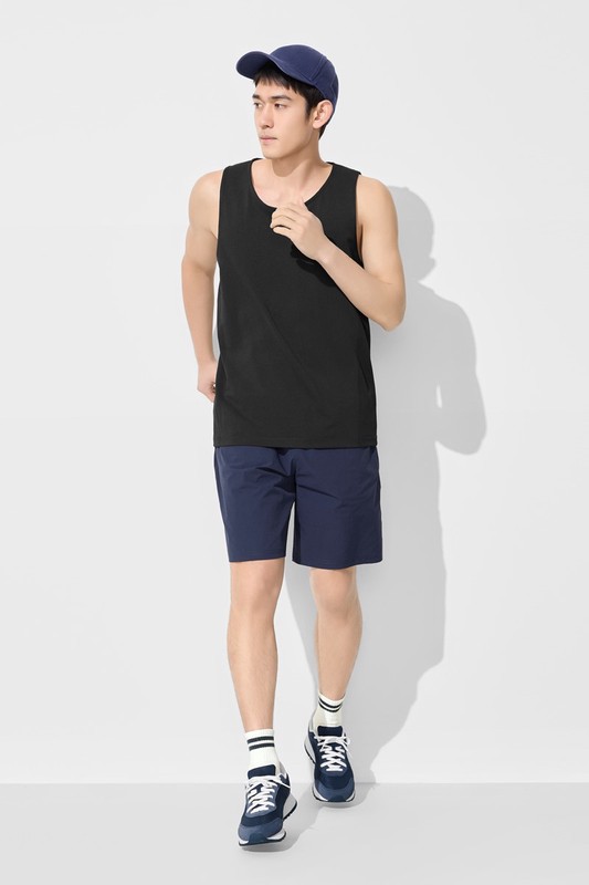 吸排無側縫背心-男