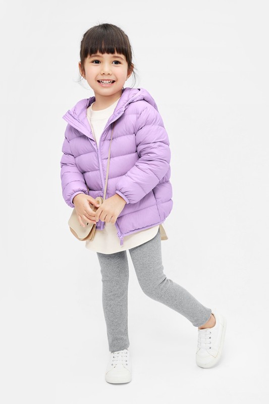極輕羽絨連帽外套-童