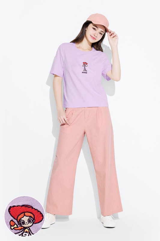 皮克斯系列寬版電繡T恤-05-女