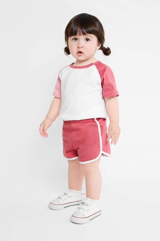 純棉拼色套裝-Baby