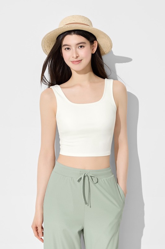 Bra美背方領背心-女